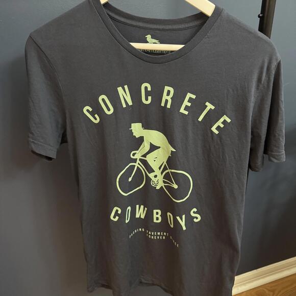 Modern Amusement Other - Modern Amusement, Concrete Cowboys, Cycling Graphic T-Shirt, Navy Mens M